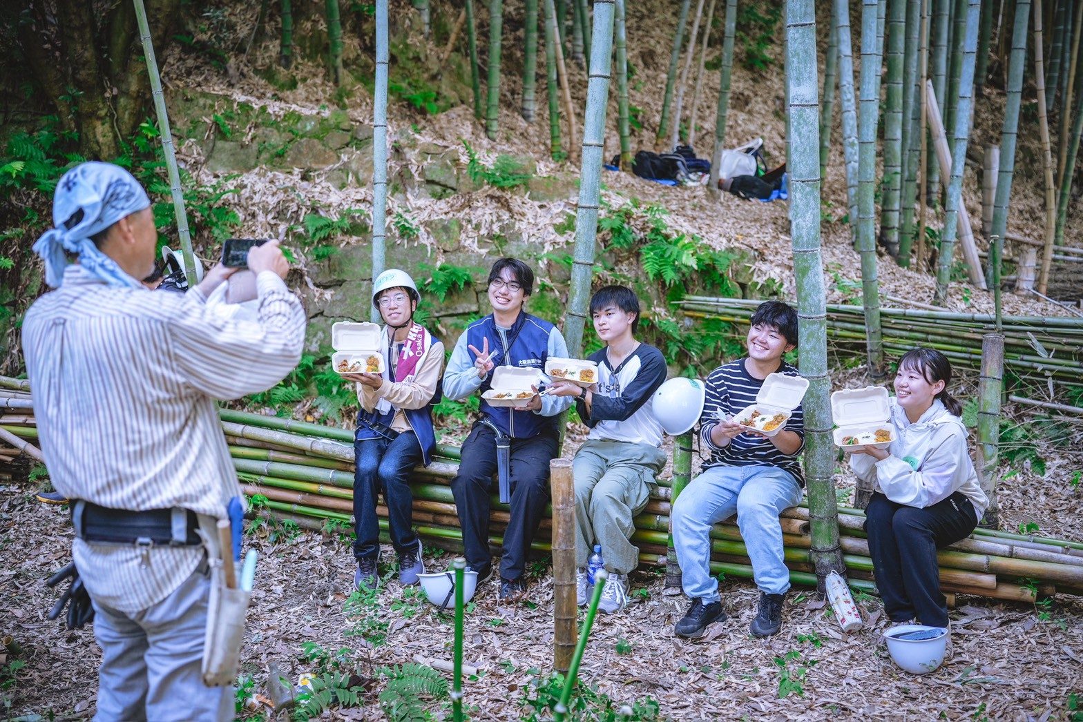 竹林整備体験